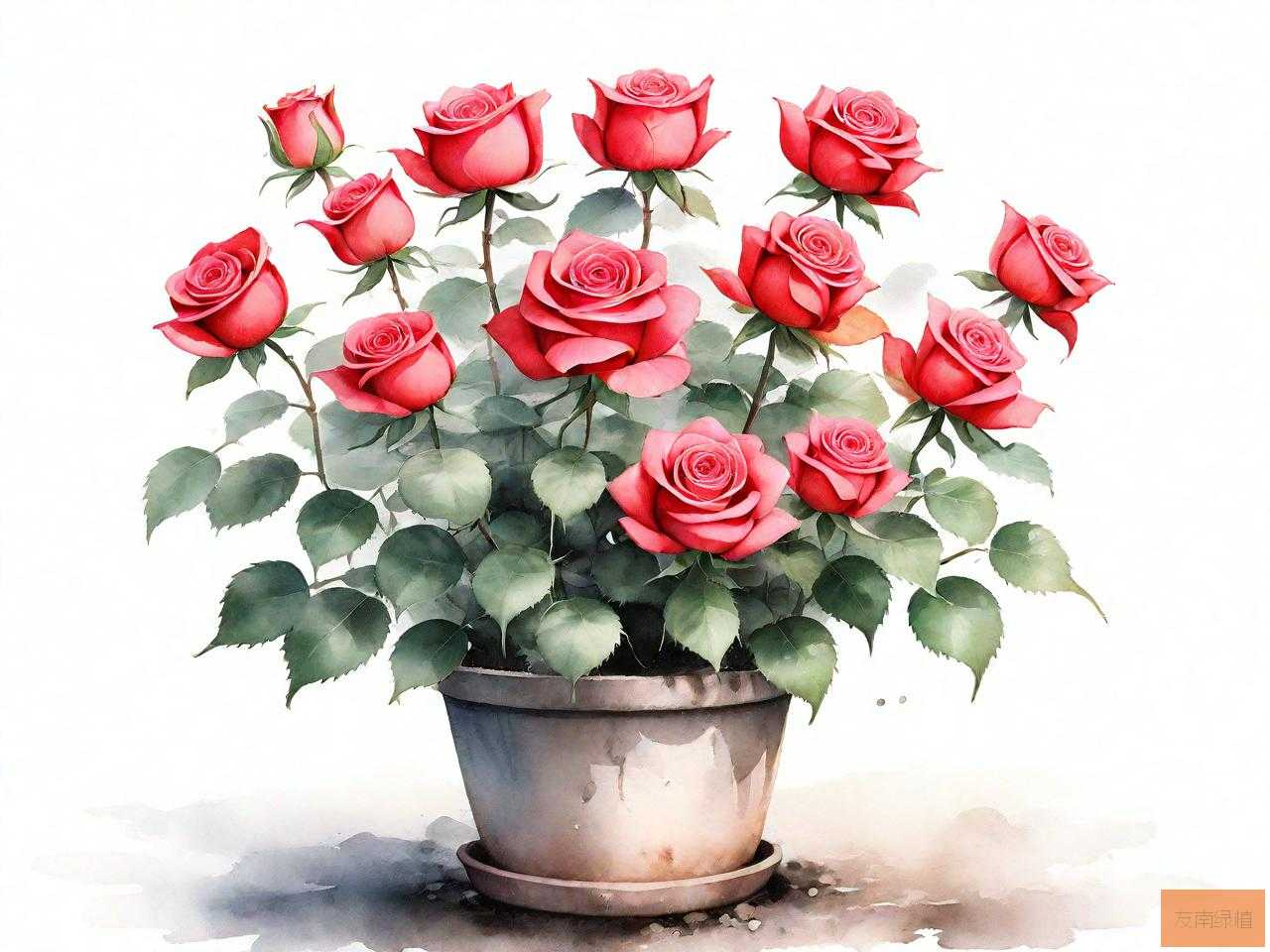 月季花养殖方法 盆栽