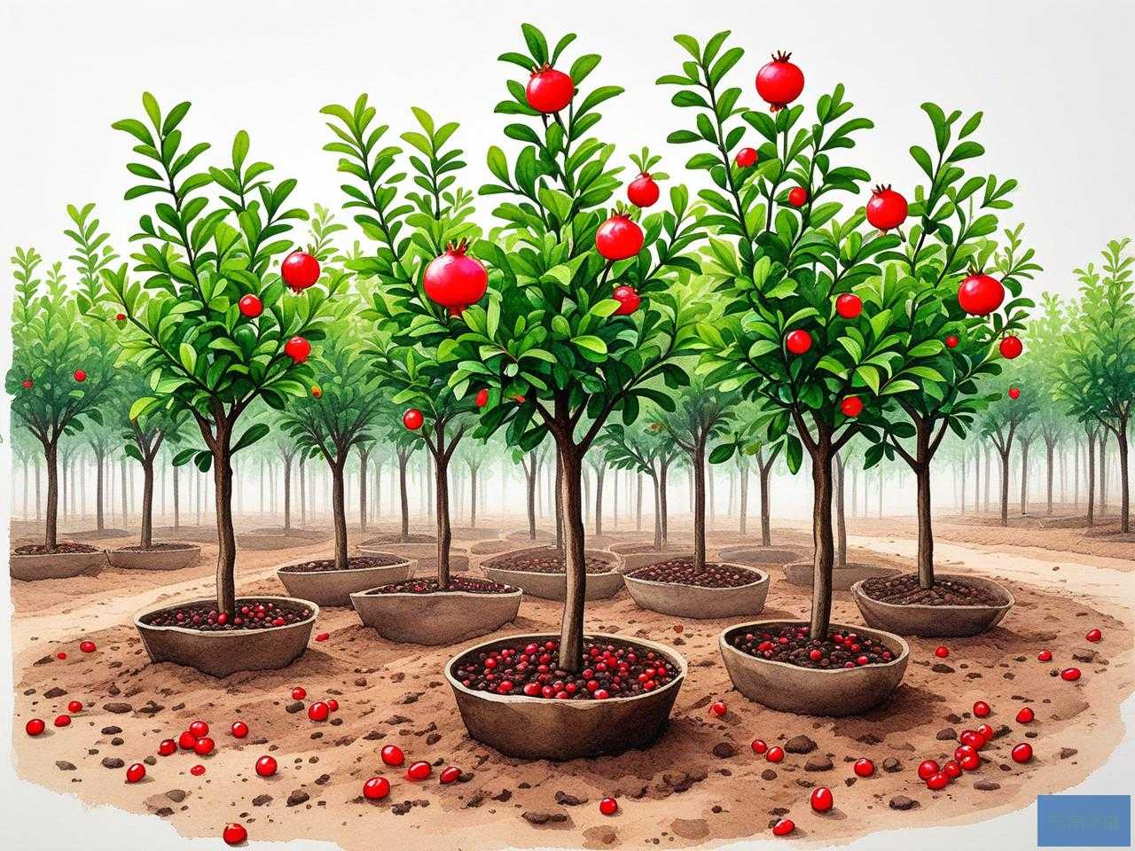 2025年石榴苗的种植技术