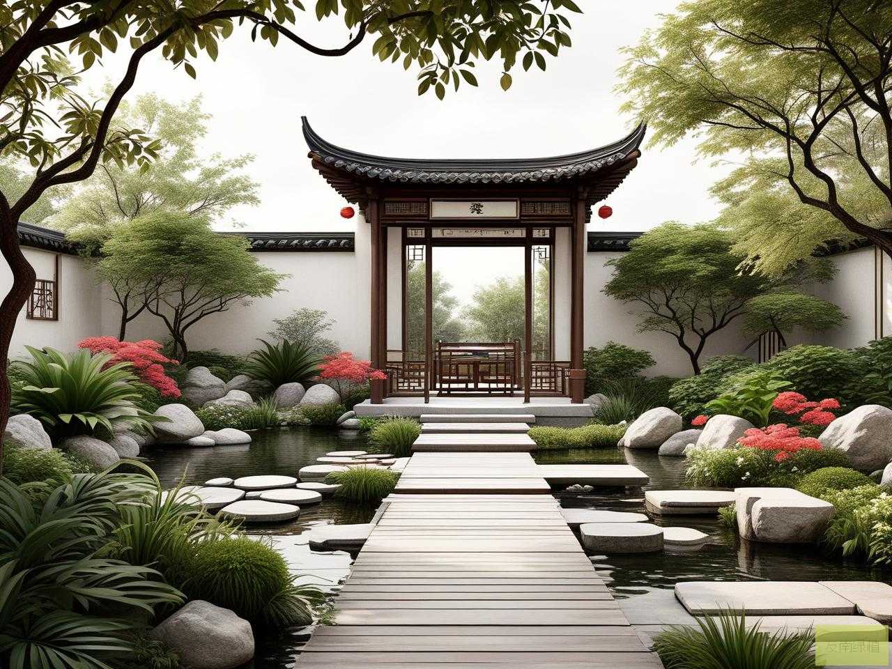 2025年中式私家花园设计