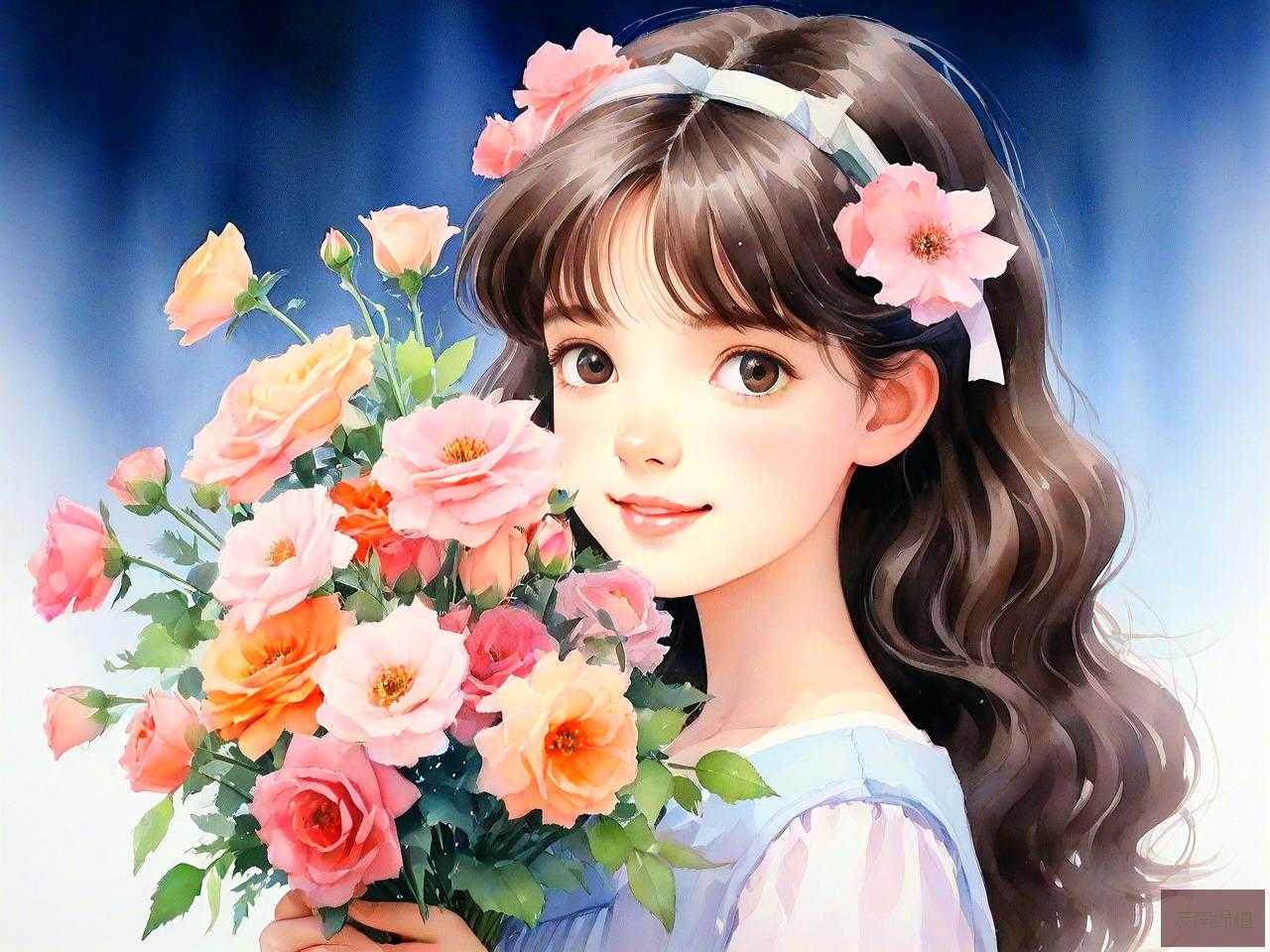 送花给女孩子该说什么