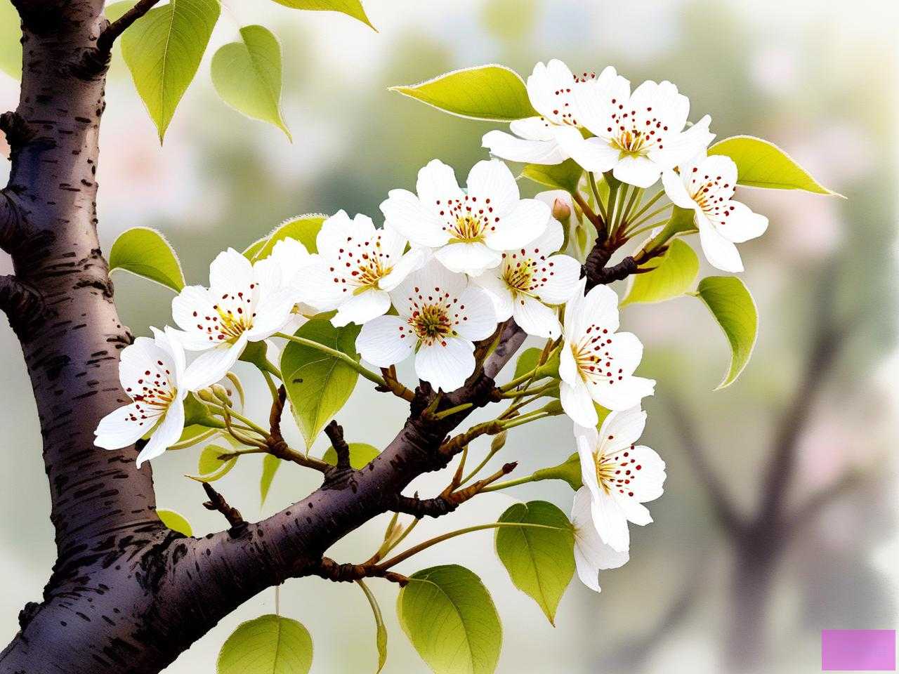2025年梨花是什么开的花