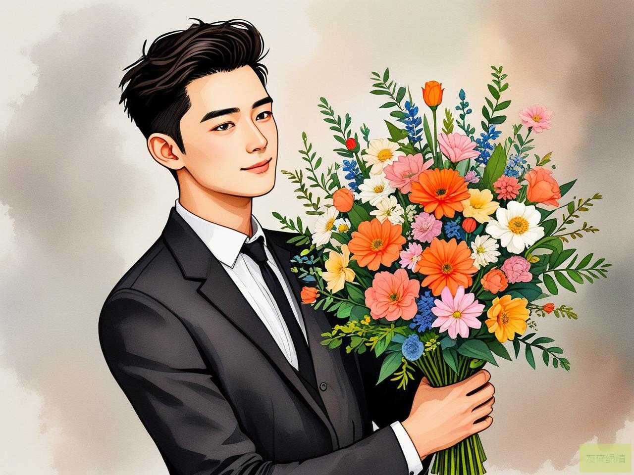 2025年送给男士送什么花