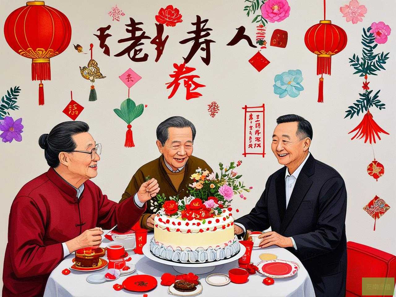 2025年老人寿宴送什么花