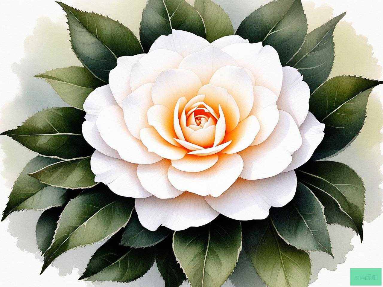 2025年山茶花白玫瑰花语