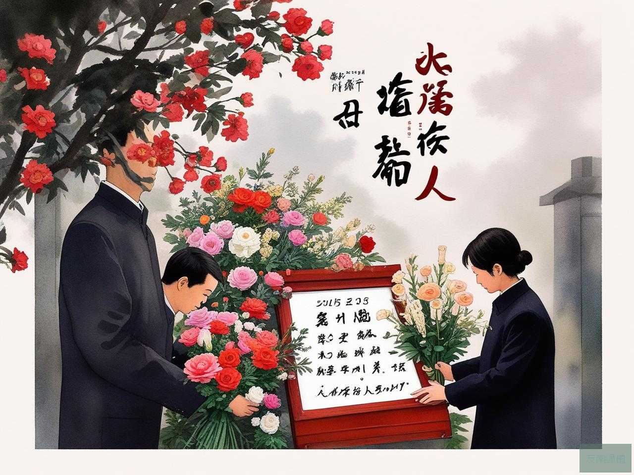 2025年祭奠故人送什么花