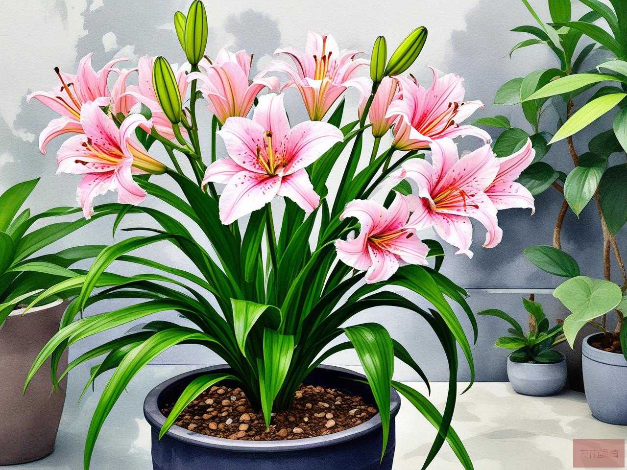 2025年水养百合花的养法