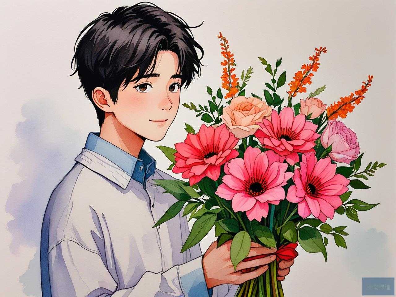 2025年迎接男生送什么花
