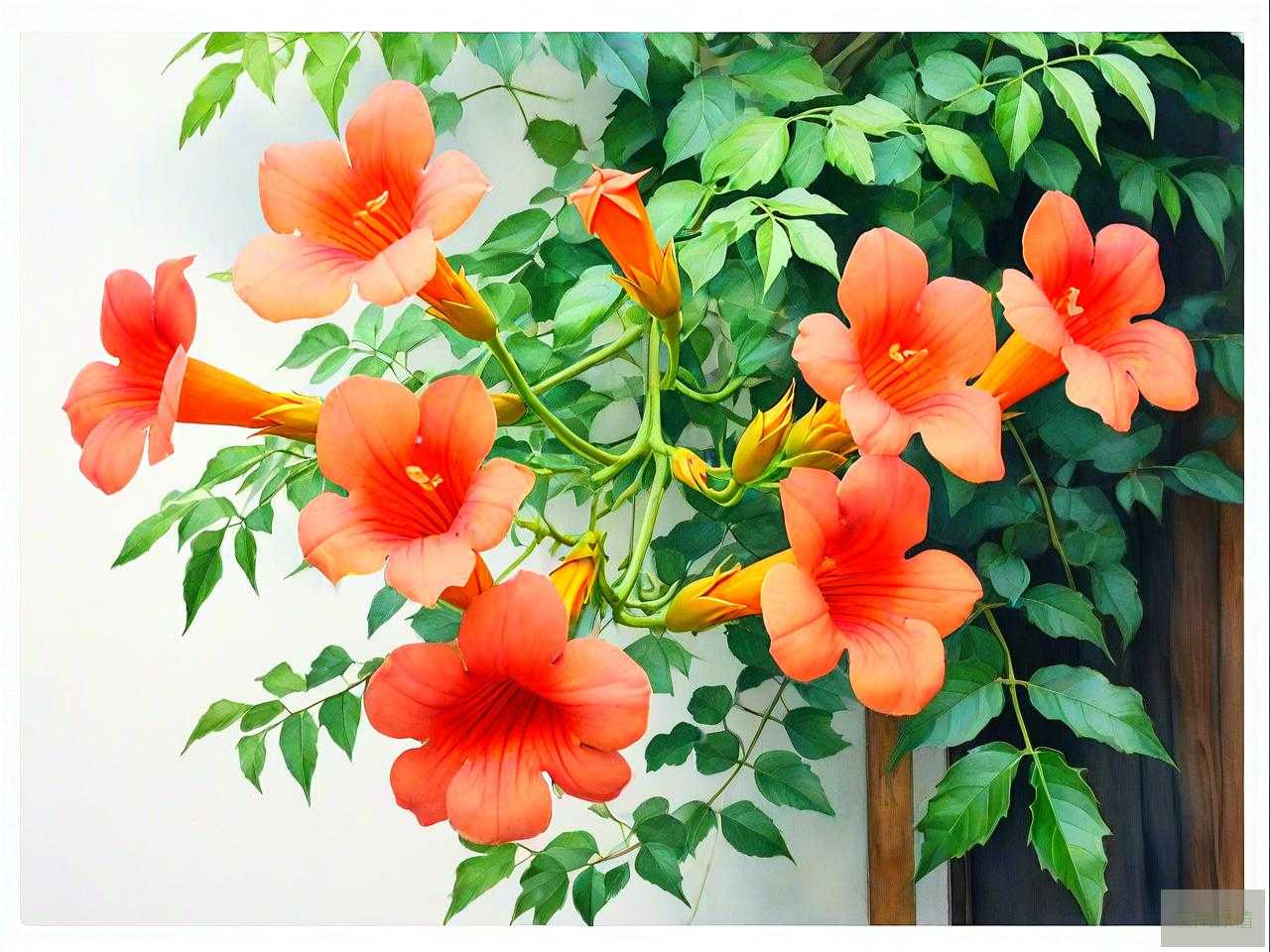 凌霄花适合种在家里吗