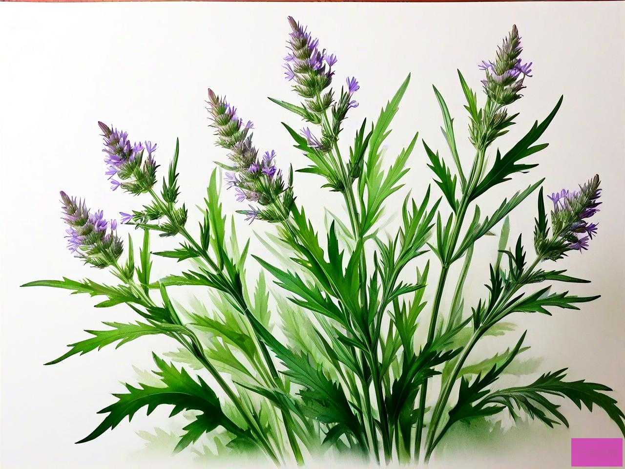 艾草的花是什么样子的