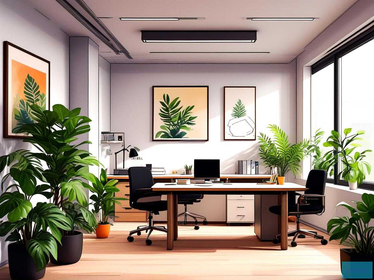 2025年办公室内盆栽植物