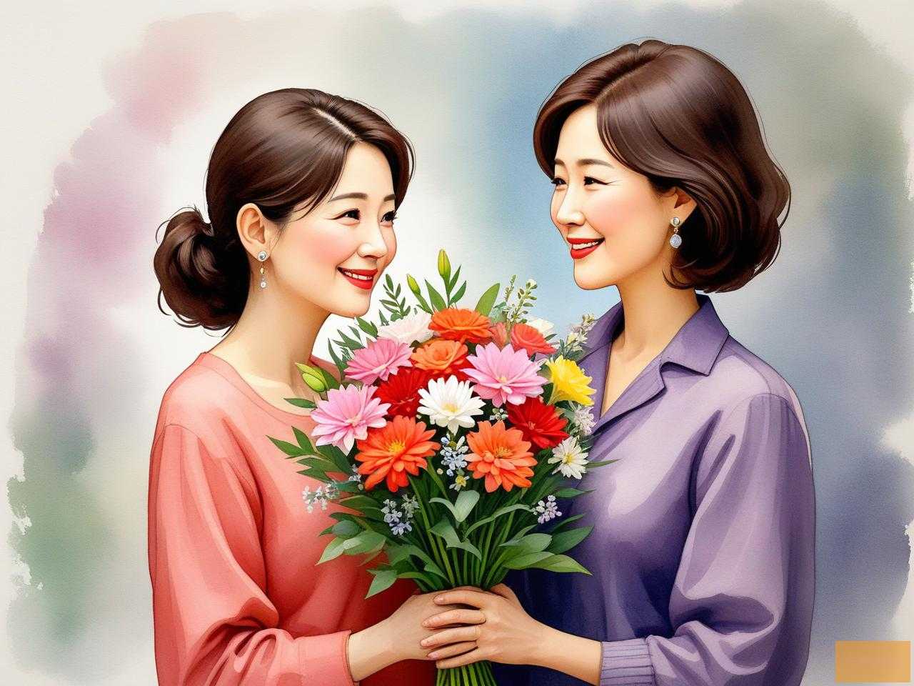 2025年女儿送妈妈什么花