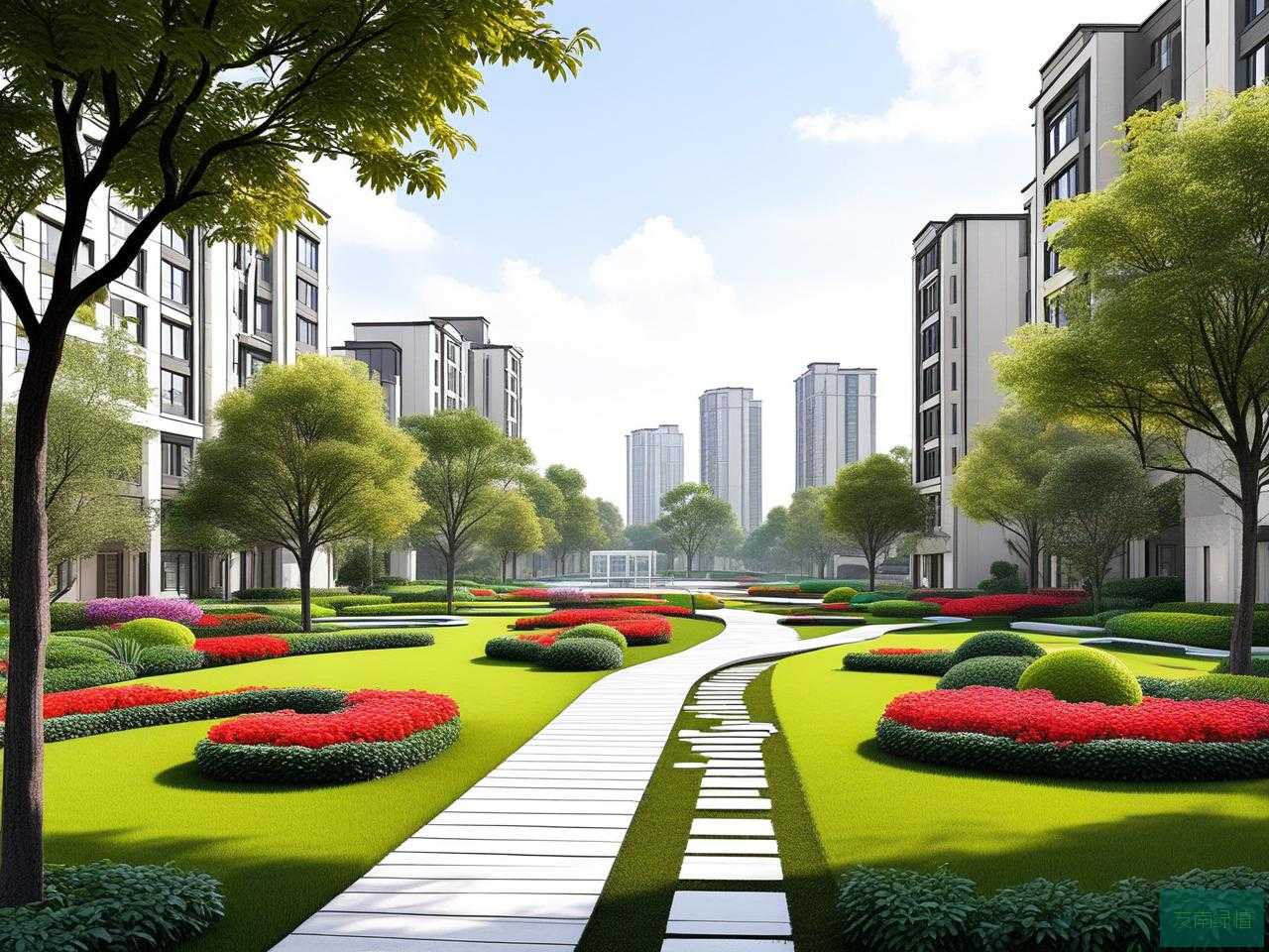 2025年景观小区景观绿化