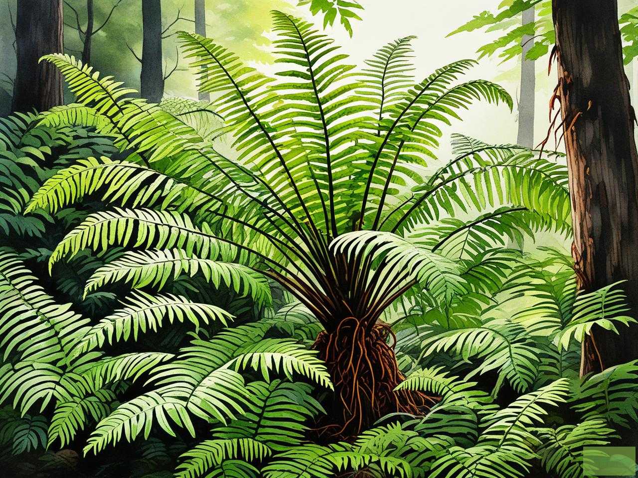 2025年蕨类植物中柱类型