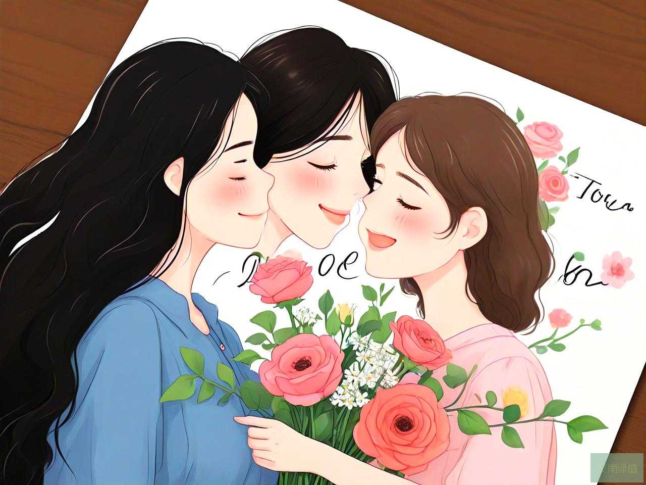 闺蜜鲜花贺卡简短文字