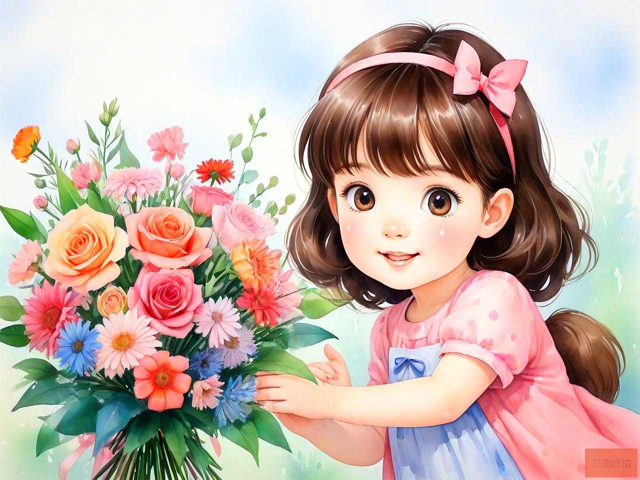 小女孩生日可以送花吗