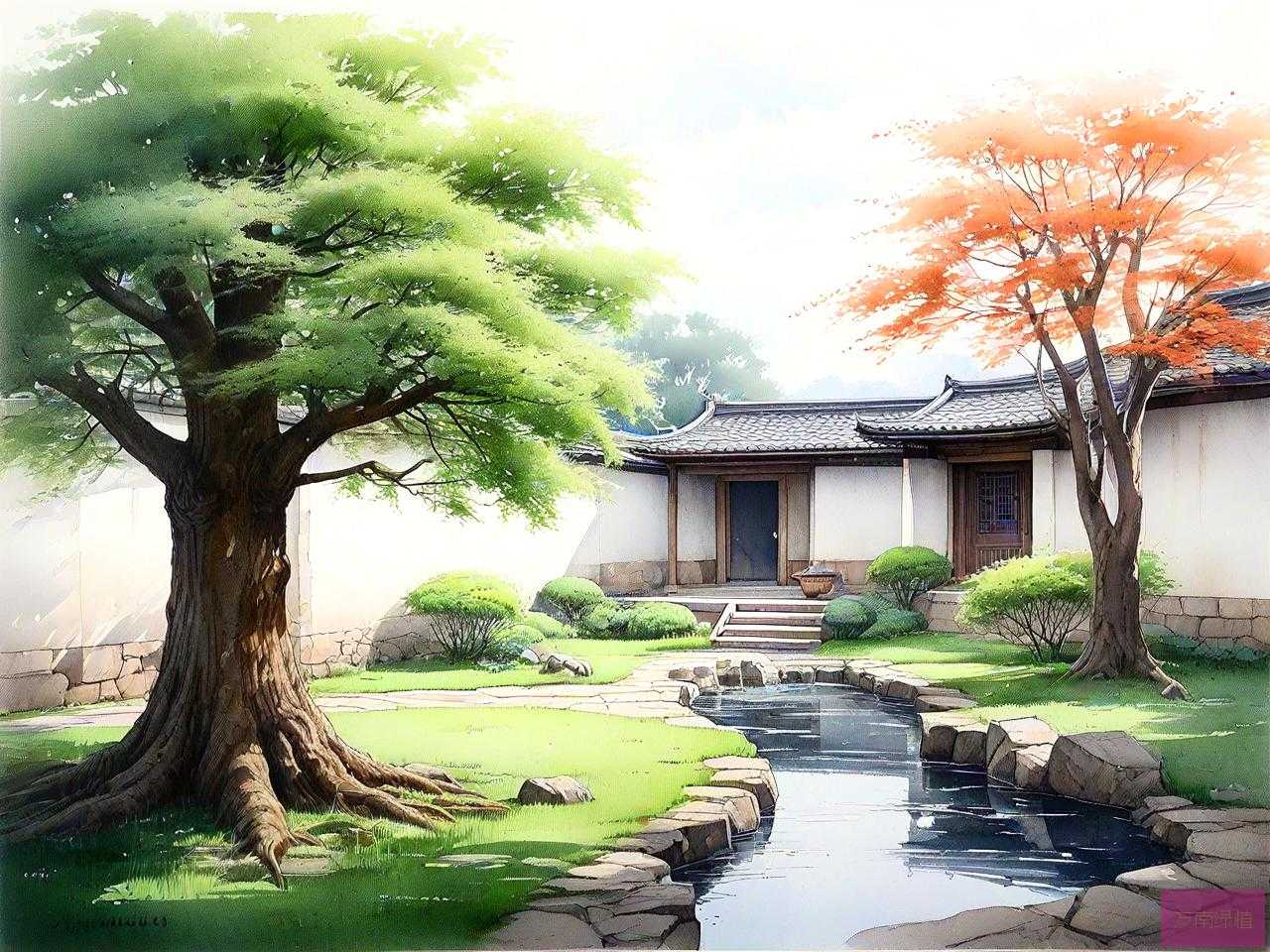 庭院中种什么树风水好