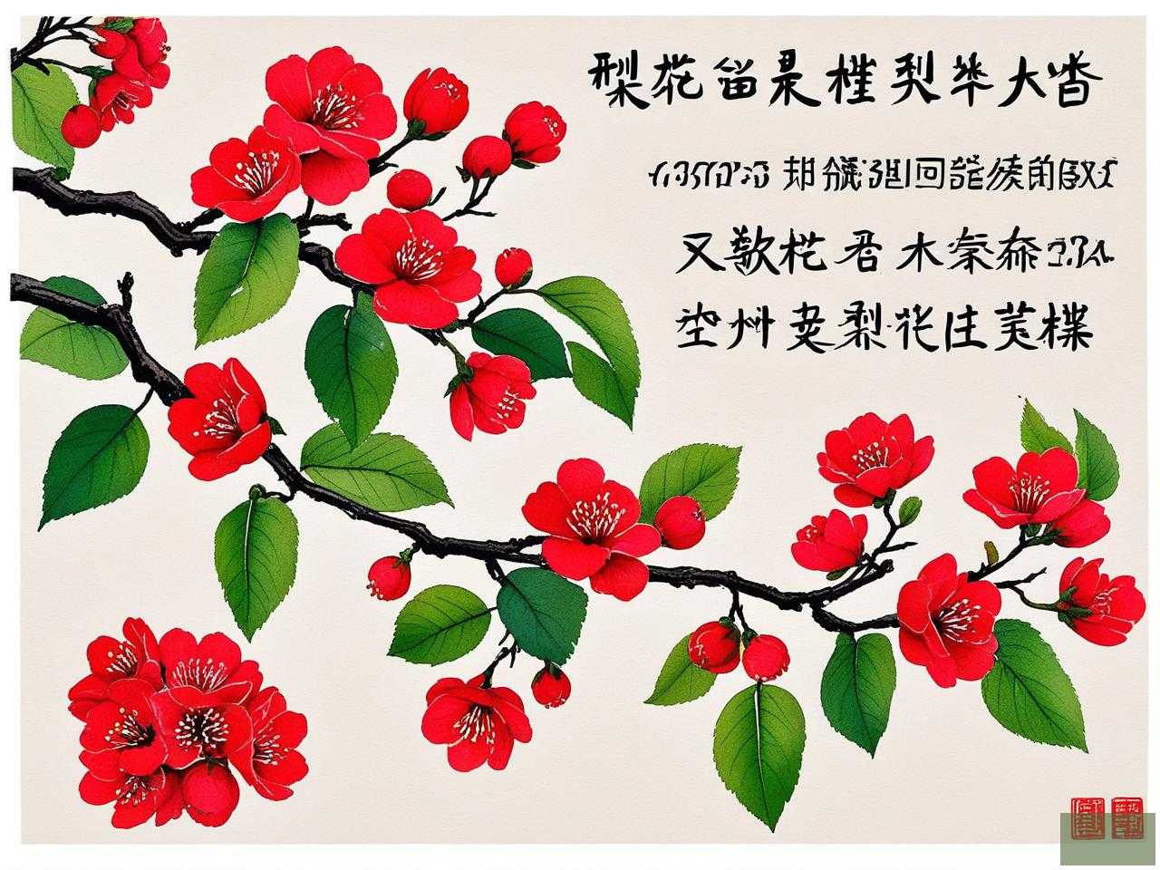 2025年梨花压海棠的全诗