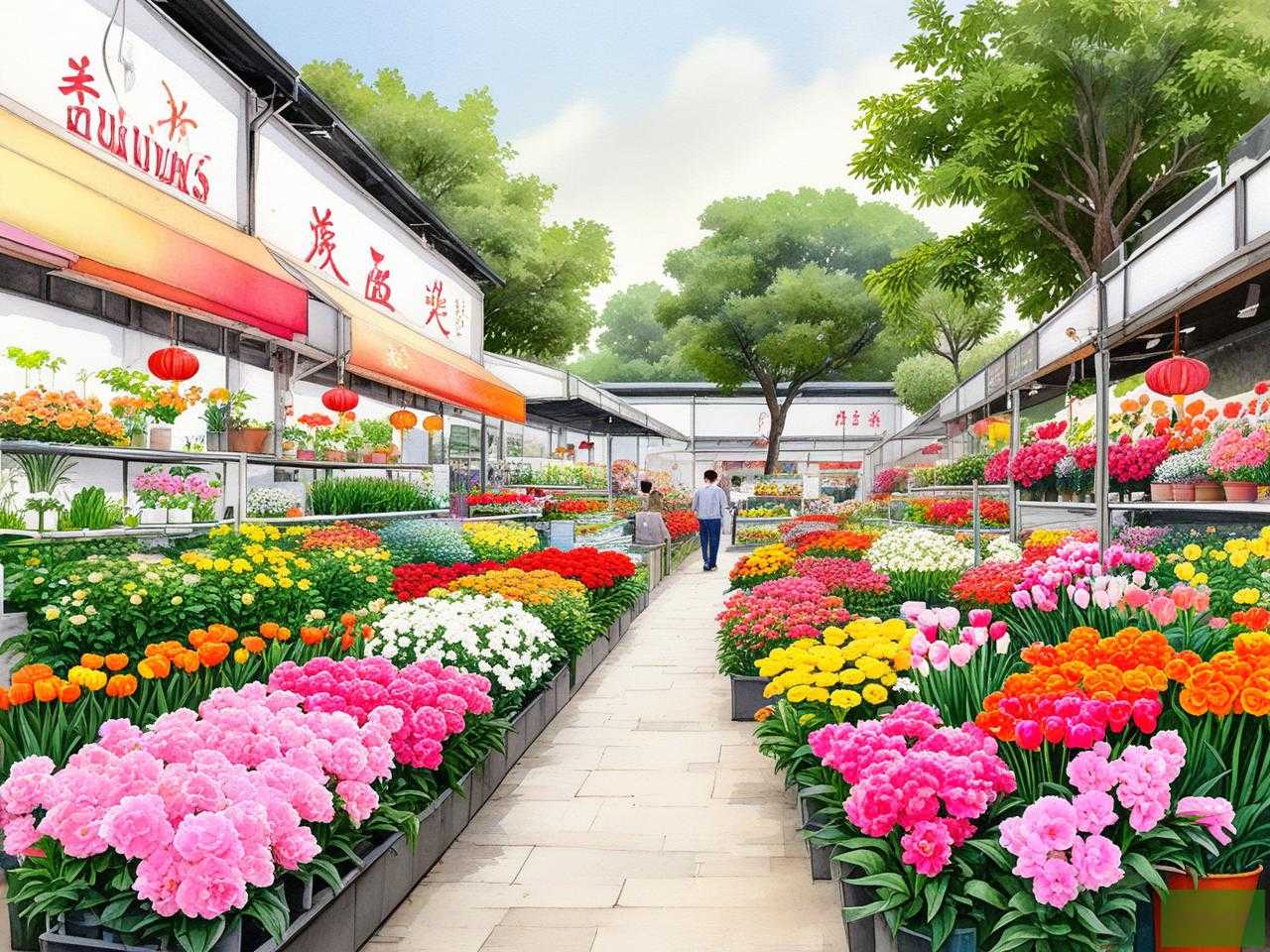 2025年众兴花卉批发市场