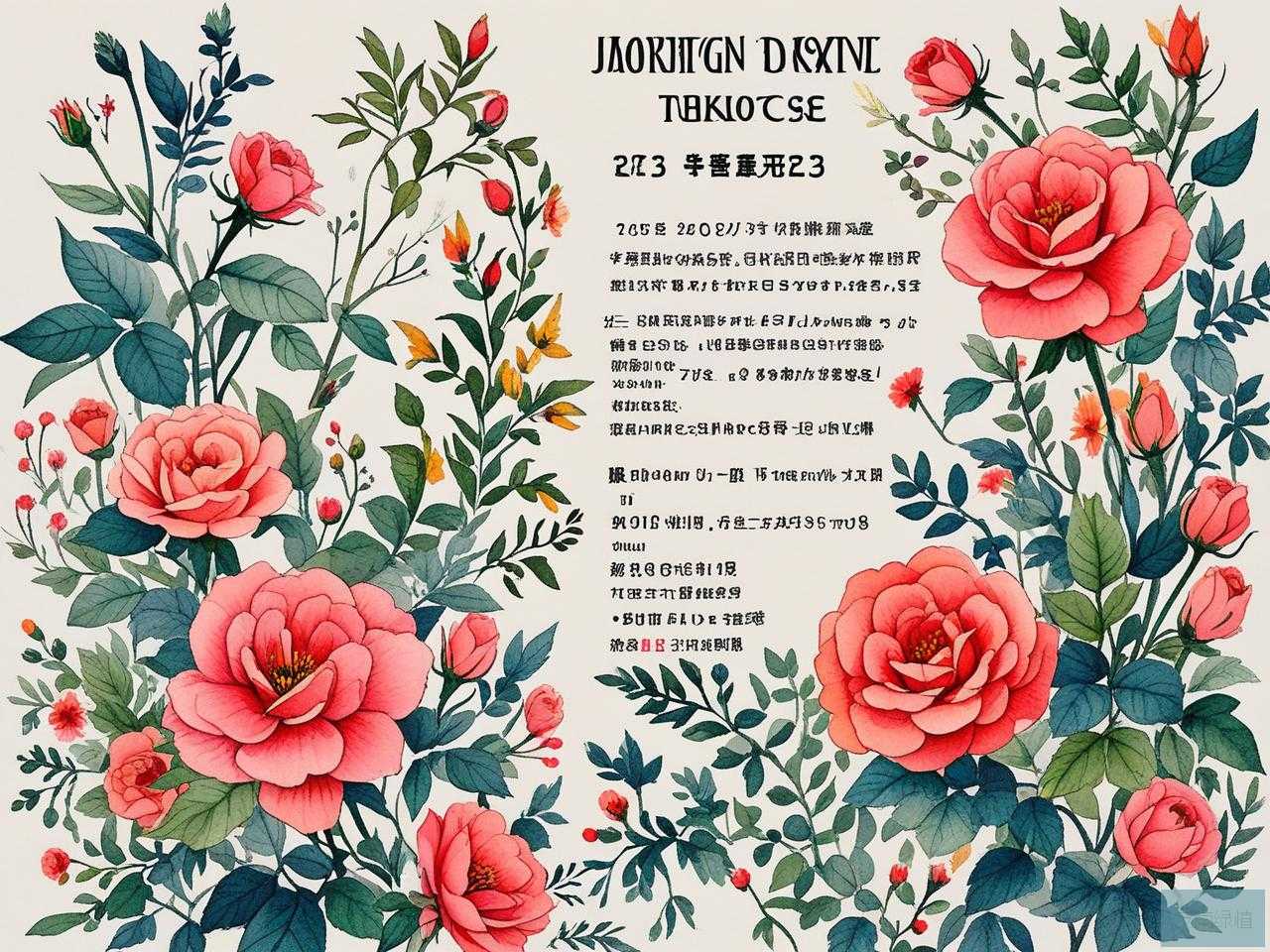 2025年花的花语百科大全
