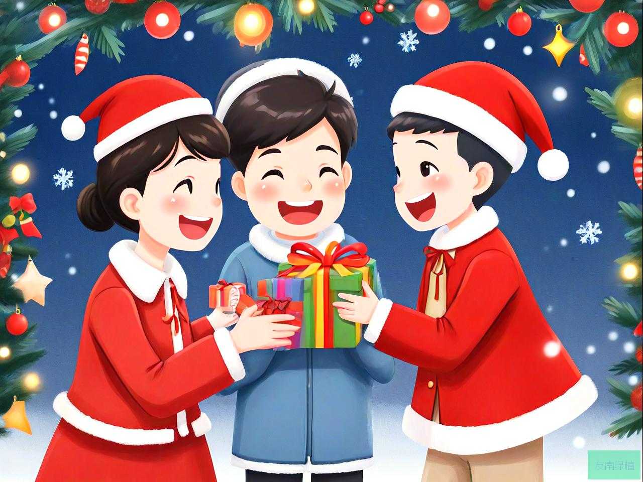 平安夜学生送老师礼物