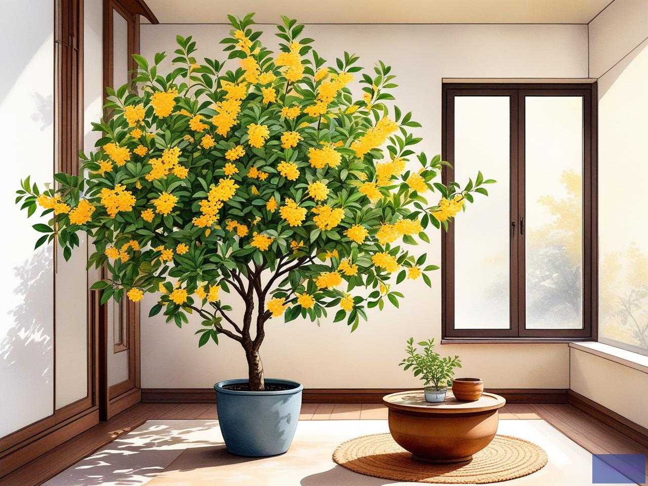 2025年屋里能养桂花树吗