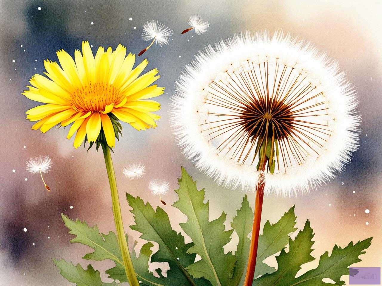 2025年蒲公英的花和种子