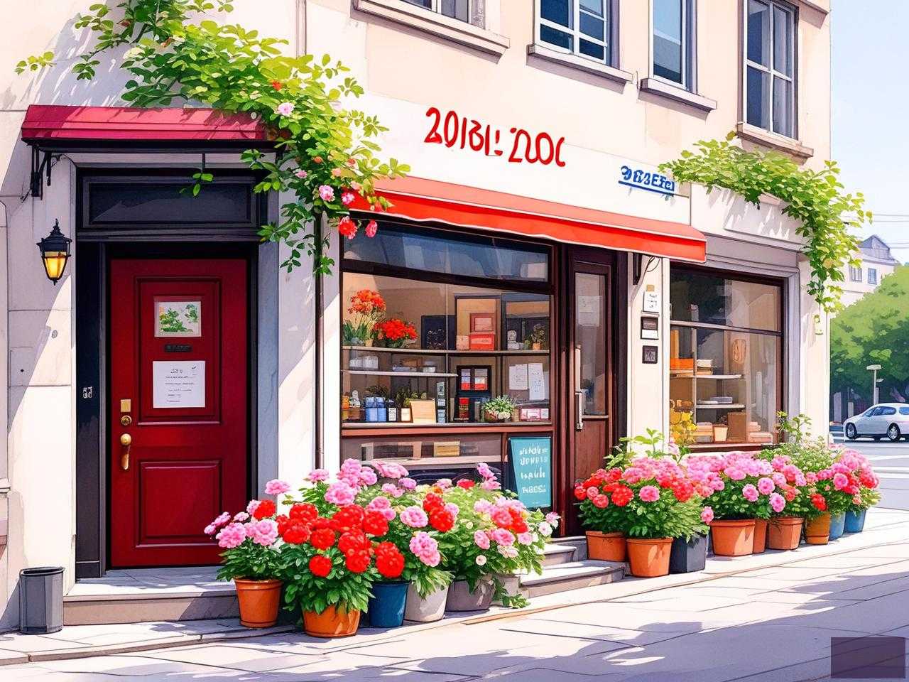 2025年店铺门口种什么花