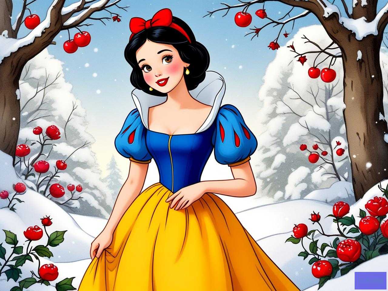 2025年白雪公主的故事书