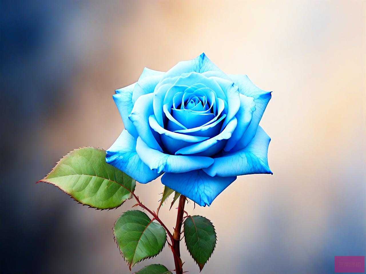 碎冰蓝玫瑰花语是什么