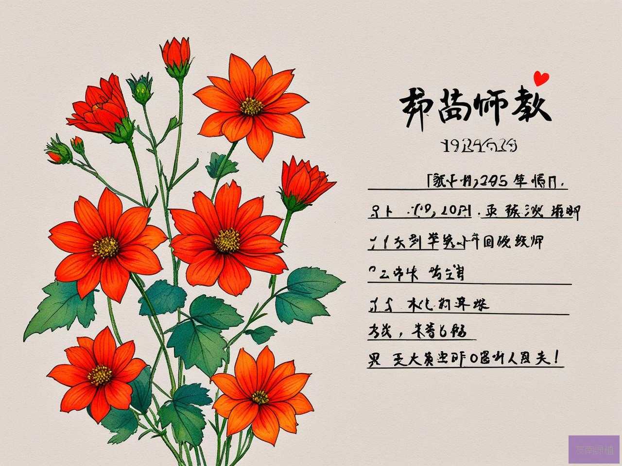 2025年教师节什么花最好