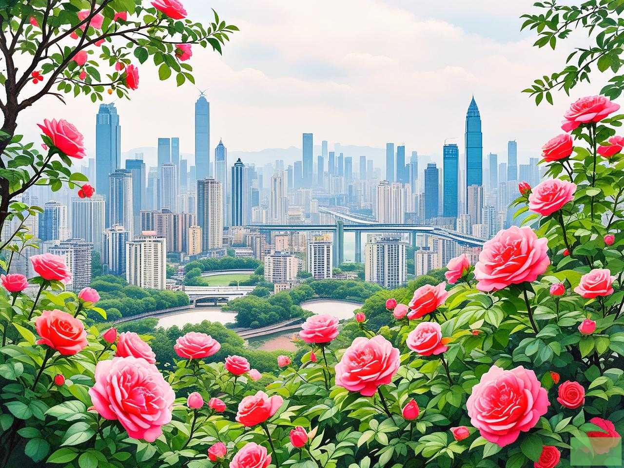 2025年重庆市渝北区送花