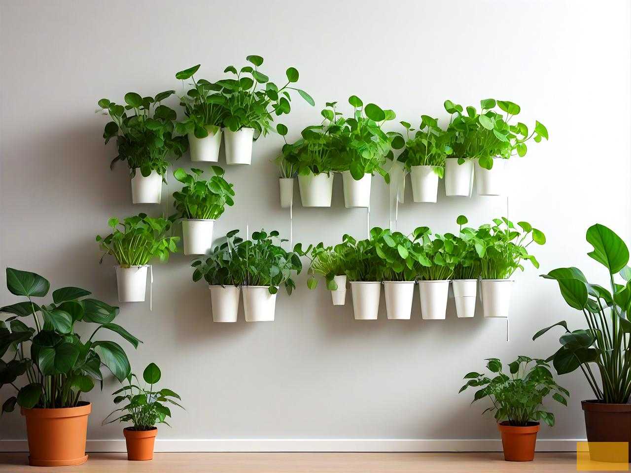 墙壁水培植物室内墙花