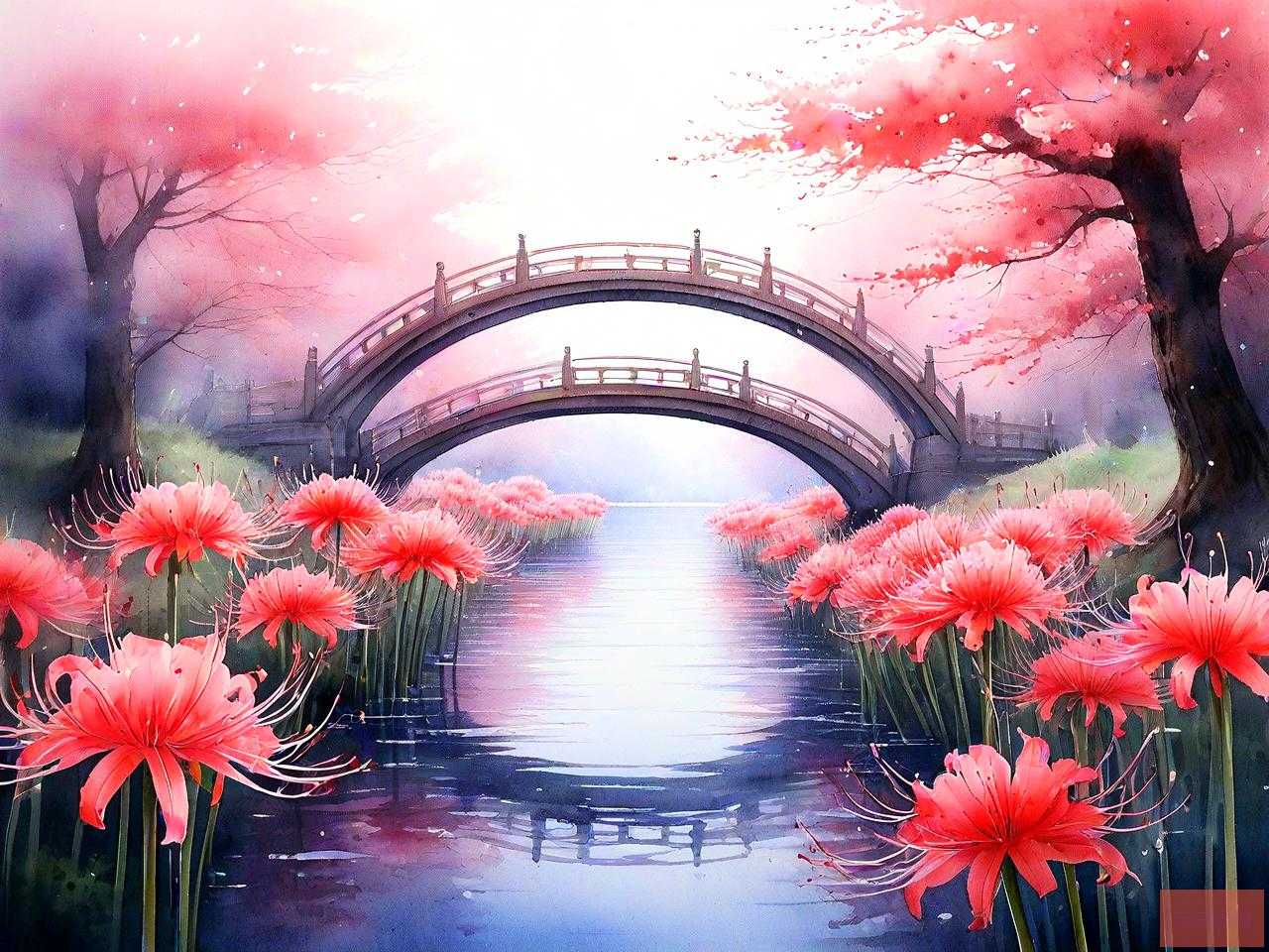 开遍彼岸花的悠远桥梁