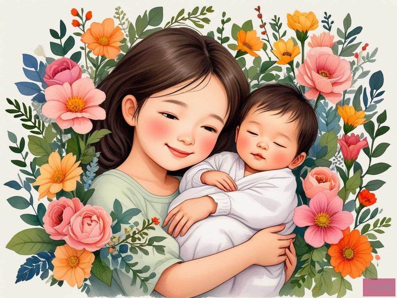 2025年刚生孩子能送花吗
