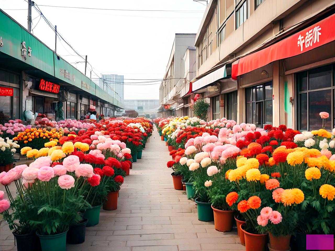西安北郊鲜花批发市场