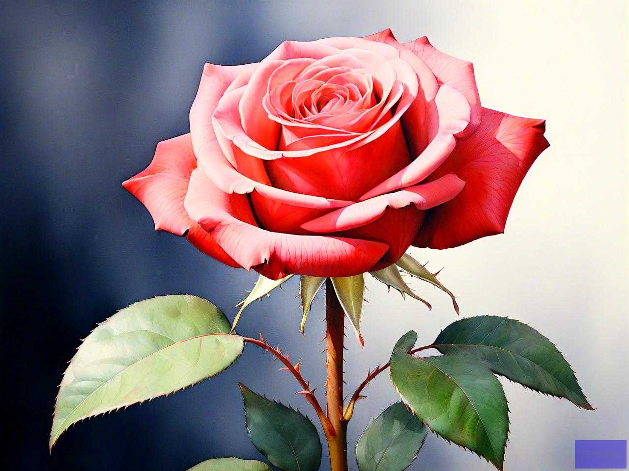 一朵玫瑰花代表的意思
