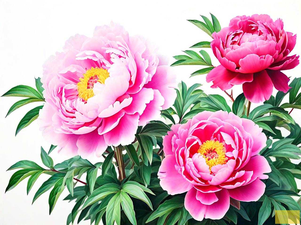 牡丹花与芍药花的关系