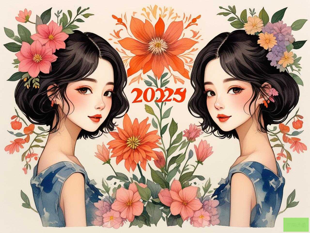 2025年两侧对称花有哪些