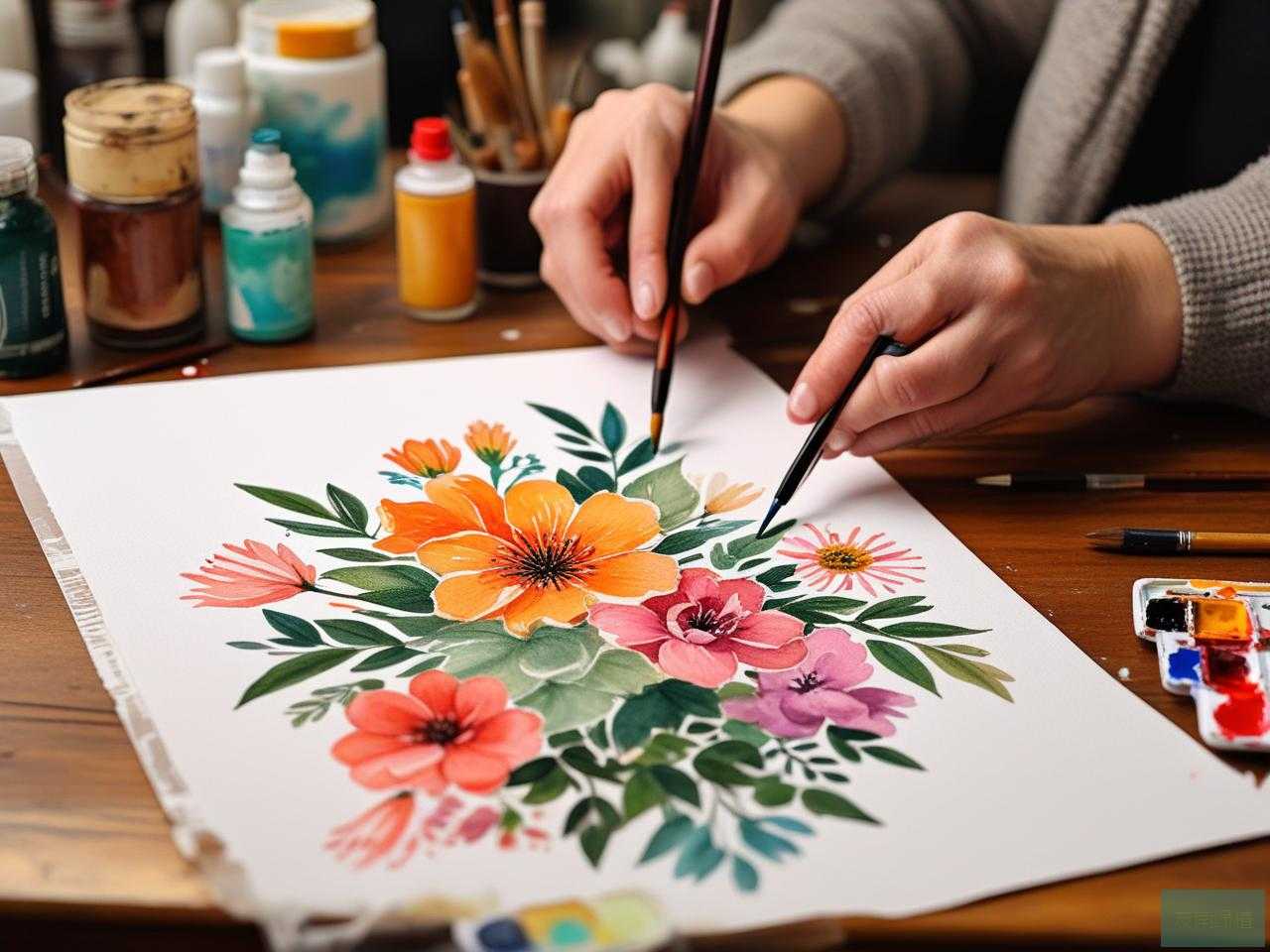 2025年手工制作花的过程