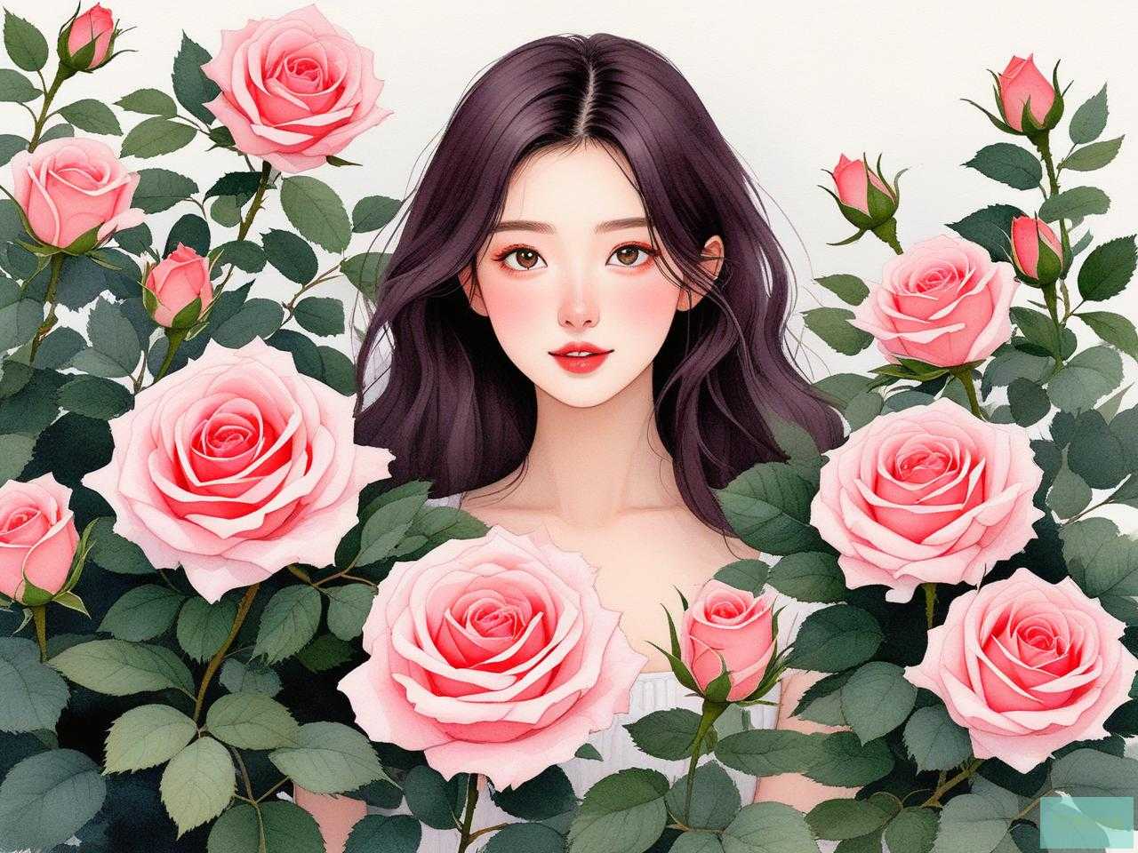 2025年粉雪山玫瑰花花语