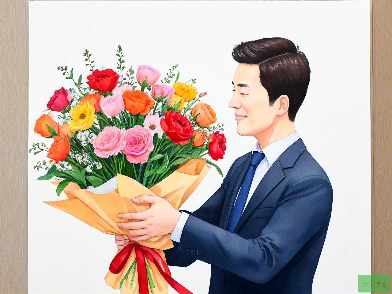 给男领导送花送什么花