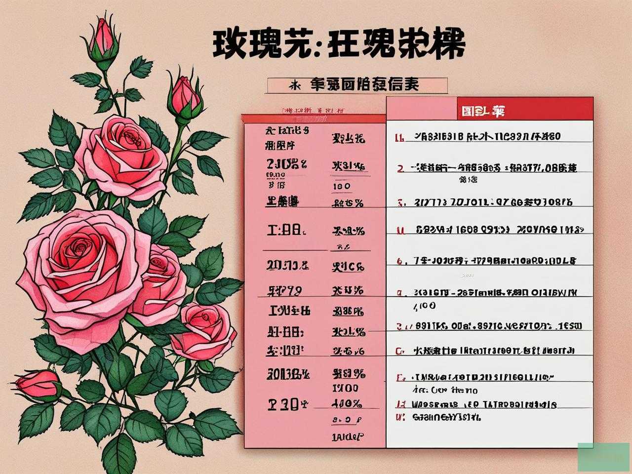 2025年玫瑰花批发价格表