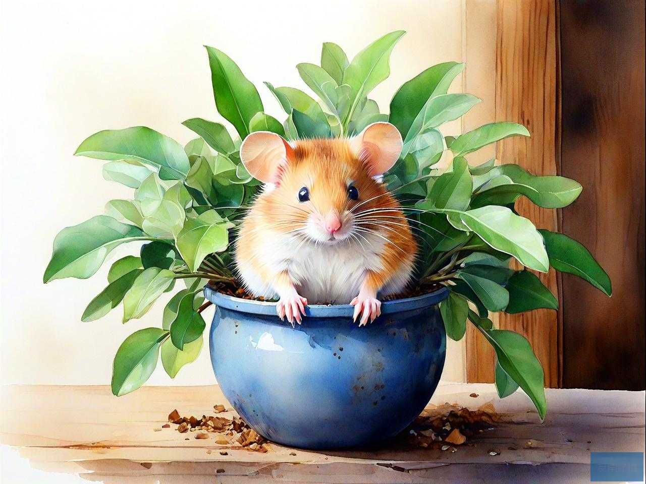 属鼠的养什么植物旺财