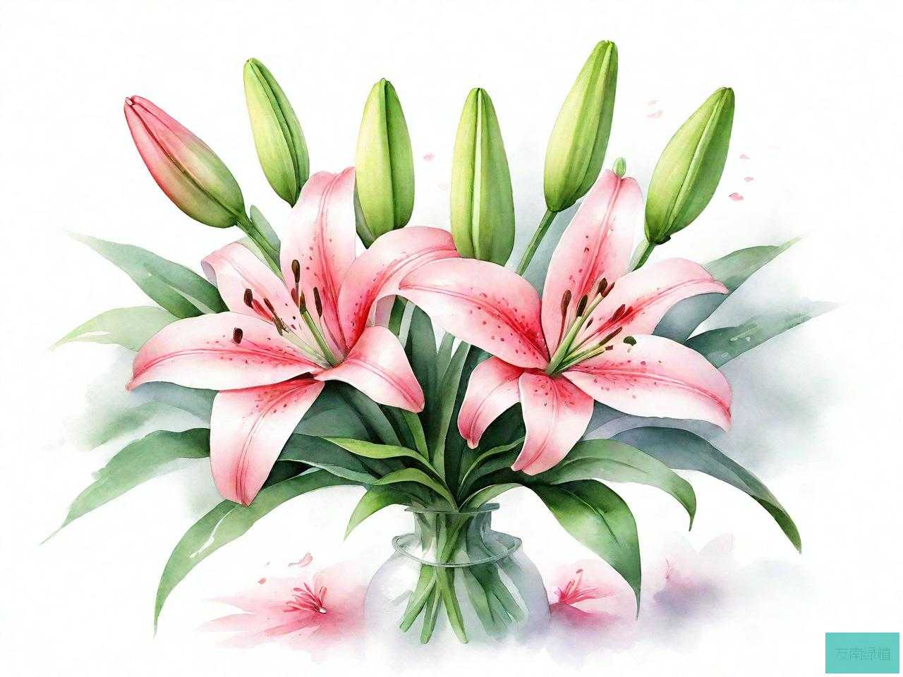 母亲节送百合花