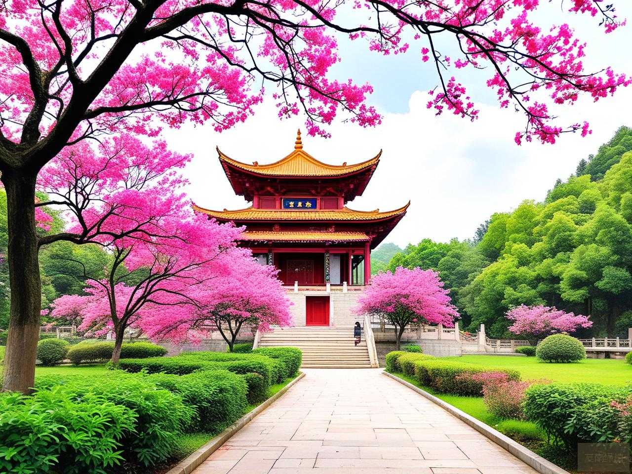 2025年绵竹三溪寺紫薇花