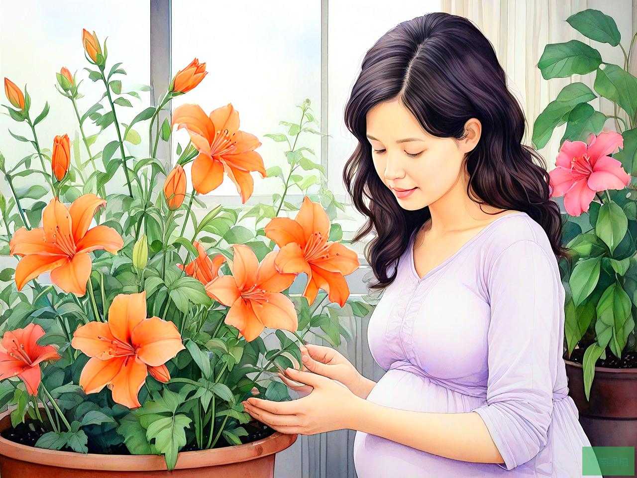 怀孕家里不能养什么花