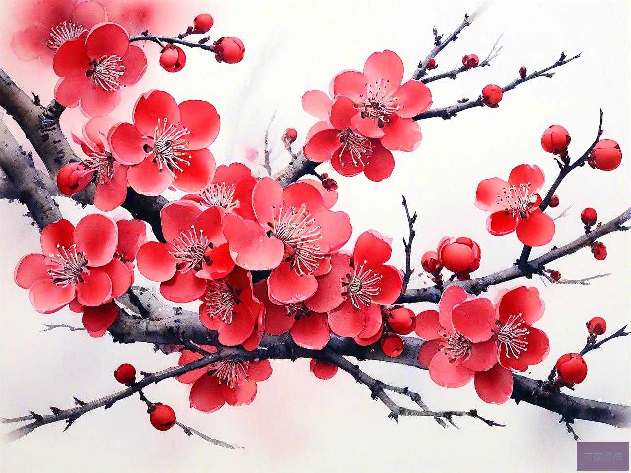 红色梅花代表什么意思