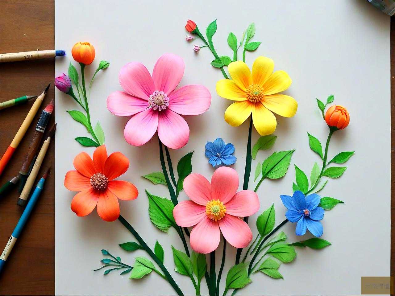 手工制作简单漂亮的花