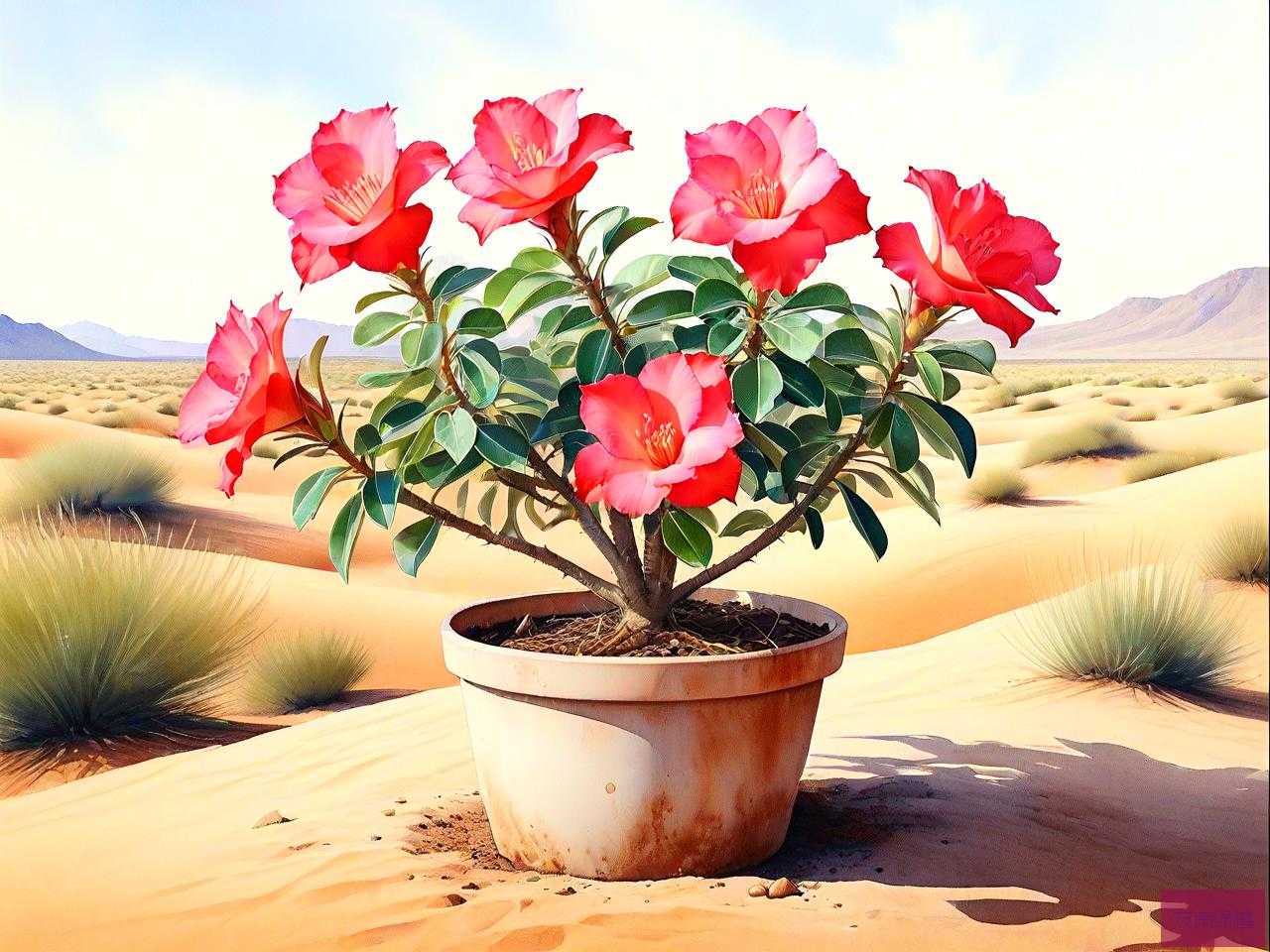 沙漠玫瑰盆栽种植方法