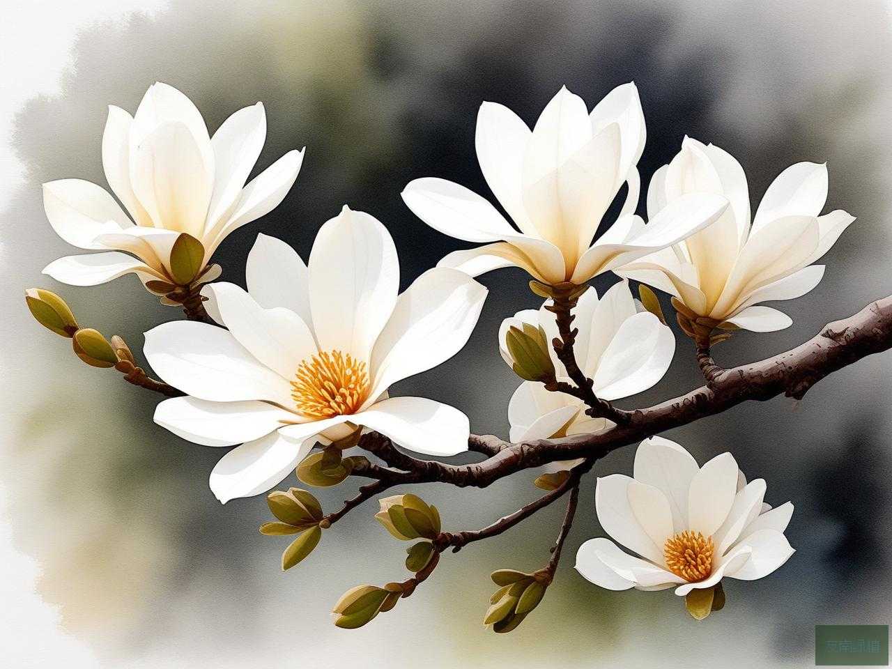2025年白色玉兰花的花语